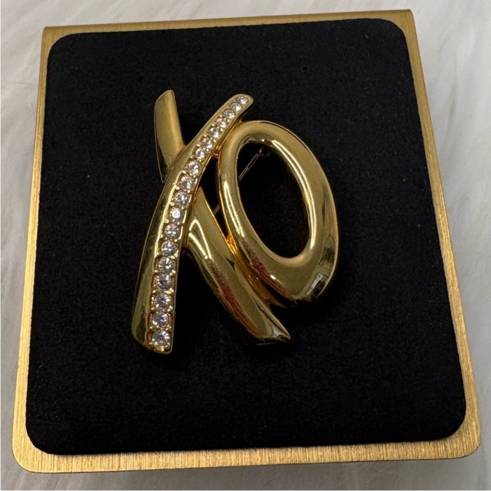 Monet Gold and Silver Accent Brooch - Picture 6 of 6